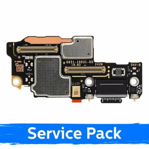 Latausliitäntä laitteelle Google Pixel 9 joustokaapelilla / levy (Service Pack)