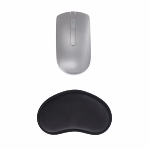 Ergonominen rannetuki 130 x 78 x 25 mm musta