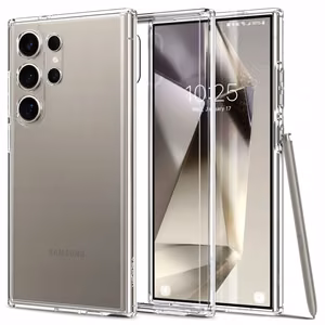 Spigen Ultra Hybrid suojakuori Samsung Galaxy S24 Ultra:lle kristallinläpinäkyvä