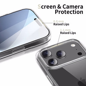 Tech-Protect FlexAir Hybrid Suojakuori iPhone 17 Pro:lle - Kirkas