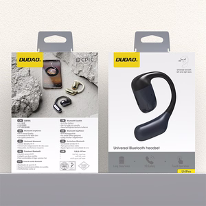 Dudao U4Pro Bluetooth Over-Ear Kuulokkeet, universaali molemmille korville - Musta