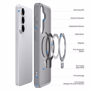 Dux Ducis Yind Magneettitelinesuojakuori Samsung S26 - harmaa