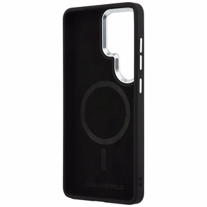 Karl Lagerfeld Suojakuori Embossed Ring Initials MagSafe Samsung Galaxy S26 Ultra:lle ruskea