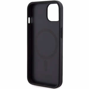 Guess GCube Stripes MagSafe Suojakuori iPhone 15 / 14 / 13:lle - musta