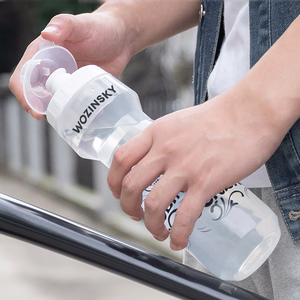 Wozinsky WBR-01T 750ml pyöräpullo - läpinäkyvä