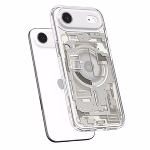 Spigen Ultra Hybrid Mag Magsafe Suojakuori iPhone 17 Air:lle Zero One Natural Titanium