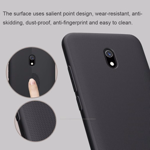 Nillkin Super Frosted Shield Suojakuori Xiaomi Redmi 8A:lle - musta