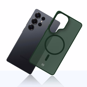 3mk Smoke MagCase Samsung Galaxy S25 Ultra:lle vihreä-puoliläpinäkyvä