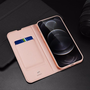 Dux Ducis Skin Pro kirjahylly tyyppinen kotelo iPhone 13 Pro Max sininen