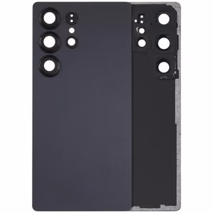 Back Cover Compatible With Samsung S938 S25 Ultra / Titanium Jet Black / (with camera lens) OEM