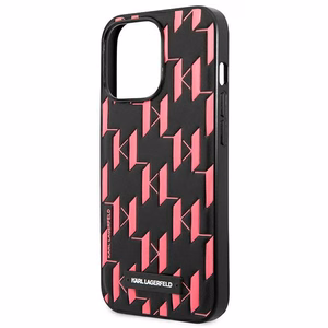 Karl Lagerfeld Monogram Plaque Suojakuori iPhone 13 Pro Max 6.7" - Vaaleanpunainen