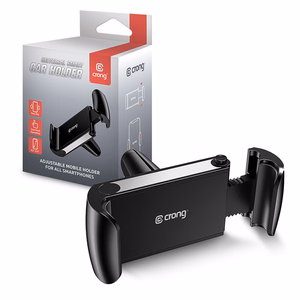 Crong Universal Smart autopuhelinpidike 4–6.5" puhelimille, musta