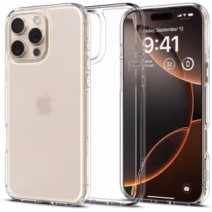 Spigen Ultra Hybrid Suojakuori iPhone 16 Pro Max:lle - läpinäkyvä