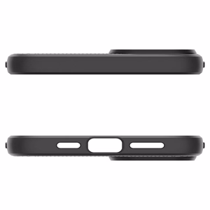 Spigen Liquid Air Suojakuori iPhone 15 Plus 6,7:lle - matta musta