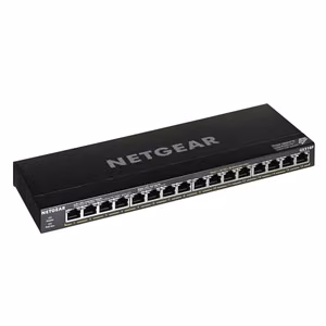 Netgear GS316P – hallitsematon Gigabit Ethernet -verkkokytkin PoE-tuella, musta
