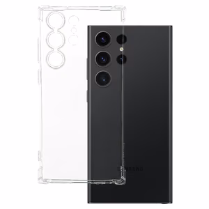 Clin Anti Shock 1,5mm Samsung Galaxy S23 Ultra:lle läpinäkyvä