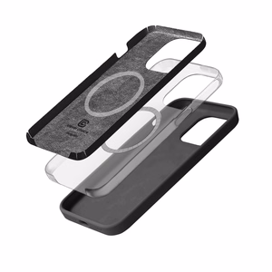 Crong Color Cover Magnetic MagSafe suojakuori iPhone 15 Pro -laitteelle, titaaninvärinen