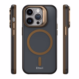 Etteri Morning Fog case for iPhone 14 Pro 6,1" brown
