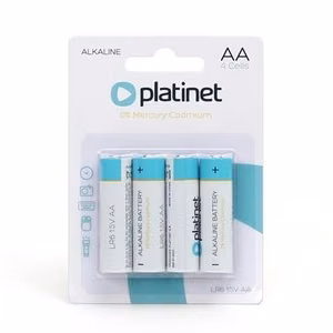 Alkaline battery Platinet LR6 / AA (4pcs)