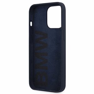 BMW Silikoni allekirjoitus kotelo iPhone 13 Pro Max 6.7" - laivastonsininen