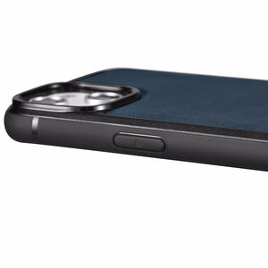 iCarer Nahka öljy vaha tapauksessa iPhone 14 Pro Max nahkakotelo sininen (WMI14220720-BU)