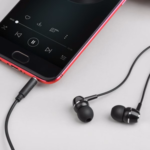 Borofone Earphones BM36 Acura with microphone black