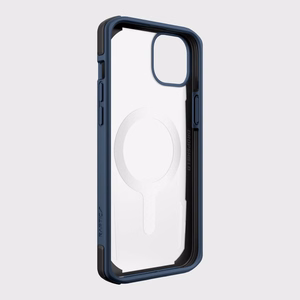 Raptic X-Doria Secure Case iPhone 14 kanssa MagSafe panssaroitu sininen kansi