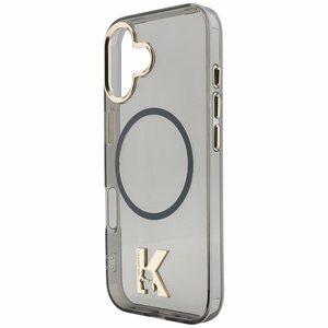 Karl Lagerfeld IML K Head Logo MagSafe Suojakuori iPhone 17:lle - musta