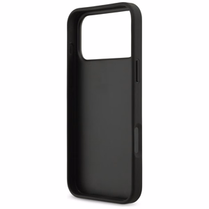 Guess Grained Big 4G & Classic Logo Suojakuori iPhone 17 Pro Maxille - musta