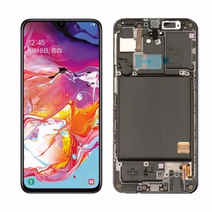 LCD Display Compatible With Samsung A405 2019 A40 Black with Frame HQ