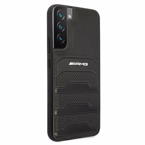 AMG Nahka kohokuvioitu linjat tapauksessa Samsung Galaxy S22+ - musta