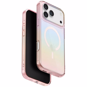 Uniq Iridescia Suojakuori iPhone 17 Pro:lle Magclick Charging - moniväri
