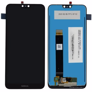 LCD Näyttö yhteensopiva Nokia 7.1 musta HQ