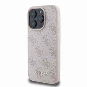 Guess 4G Classic kotelo iPhone 16 Pro - pinkki