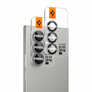Spigen Optik Pro HD Glas.TR EZ Fit 2 kpl Kameransuoja Samsung Galaxy Z Fold 7:lle - Musta