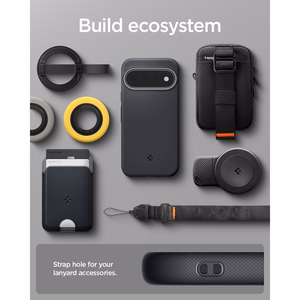 Musta Spigen Nano Pop Mag MagSafe-suojakuori malleihin Google Pixel 11