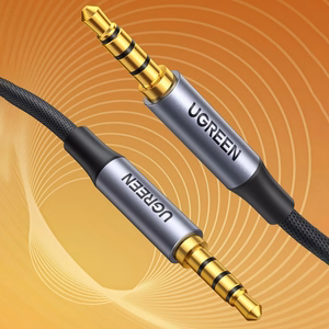 Ugreen AV183 20785 -kaapeli 3,5mm minijack / 3,5mm minijack 3m - harmaa