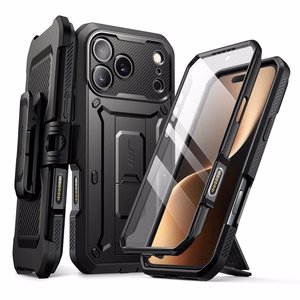 Supcase UB Pro Suojakuori iPhone 17 Pro:lle - Musta