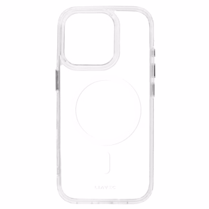 Liavec Glossy Magsafe läpinäkyvä suojakuori iPhone 13 Pro:lle valkoinen