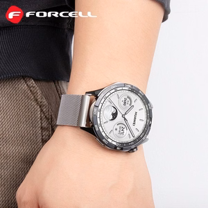 Hihna Samsung Galaxy Watch:lle Forcell F-Design FS11 magneettinen teräs 20 mm musta