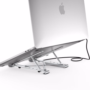 Kannettavan tietokoneen teline CHOETECH USB Type-C 7-porttisella hubilla