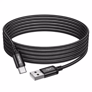 Hoco USB-A - USB-C -kaapeli 3A 3 m X91 musta