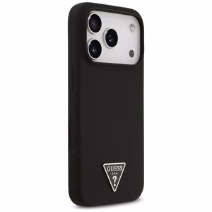 Guess Silikoninen MagSafe Suojakuori GUHMP17XSCTRLMK iPhone 17 Pro Max:lle - Musta