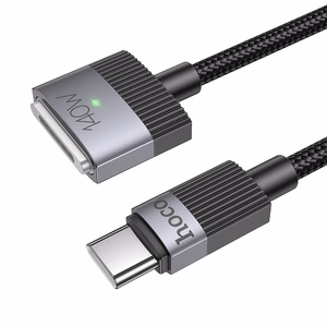 Hoco USB-C Mag3 Magneettinen Kaapeli 5A 140W 1,8m U141 Musta