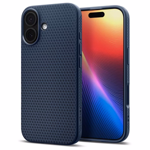 Spigen Liquid Air Suojakuori iPhone 17:lle Navy Blue