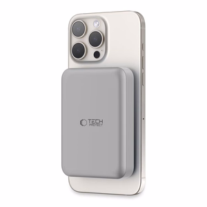 Powerbank Tech-Protect PB11 LifeMag MagSafe 10000 mAh - titaani