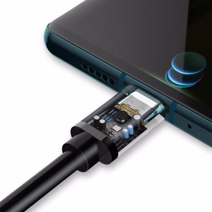 Dudao USB-kaapeli – USB Type C Super Fast Charge 1 m musta (L5G-Black)