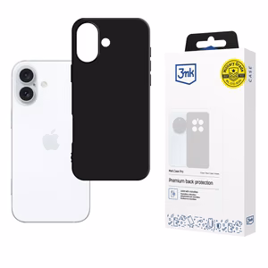 3mk Matt Case Pro iPhone 16:lle - Matta musta