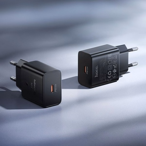Puhelimen laturi Hoco USB C QC PD 25W N76 musta