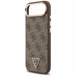 Guess 4G Triangle Logo MagSafe Suojakuori iPhone Airille - ruskea ja kultainen